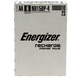 Energizer Recharge NH15-BP-4 AA 2300mAh 1.2V Nickel Metal Hydride (NiMH) Button Top Batteries - 4 Pack Retail Card