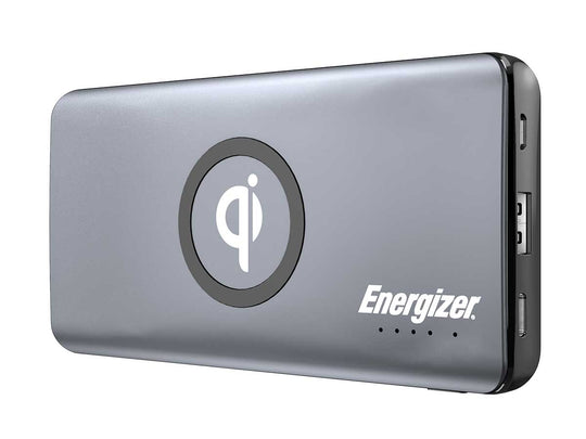 Energizer Qi Wireless 10000mAh Power Bank Charger for iPhones and Androids (QE10005CQ)
