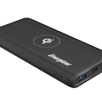 Energizer Qi Wireless 10000mAh Power Bank and Charging Station for iPhones and Androids (QE10011PQ)