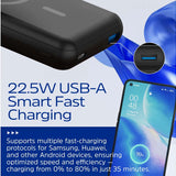 Energizer QM10002PQ 10000mAh Magnetic Wireless Charging Power Bank Informational Slide - 22.5W USB-A Smart Fast Charging