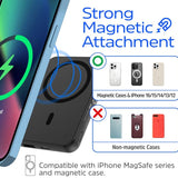 Energizer QM5005 5000mAh Magnetic Wireless Charging Power Bank Informational Slide - Strong Magnetic Attachment