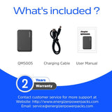Energizer QM5005 5000mAh Magnetic Wireless Charging Power Bank Informational Slide - What's Included