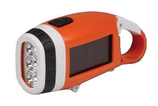 Energizer SOLCKCCBP  - Solar Carabiner Crank LED Flashlight - Uses 1 x NiMH Batteries