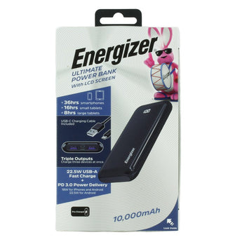 Energizer 5V 4.5A 10000mAh Power Bank Charger with LCD Screen (UE10011PQ)