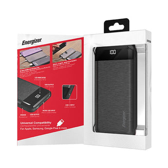 Energizer 5V 2.1A 10000mAh Power Bank Charger with LCD Screen (UE10058)