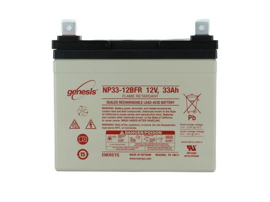 Enersys NP33-12B 32.9Ah 12V Rechargeable Sealed Lead Acid (SLA) Battery - NB Terminal