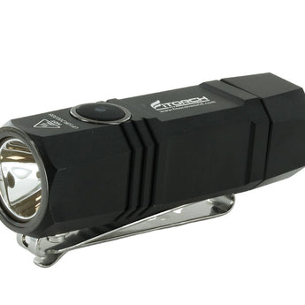 Fitorch ER20 Rechargeable LED Flashlight - CREE XPL - 1000 Lumens - Includes 1 x 16340 - Available in Black, Red, Orange, and Blue