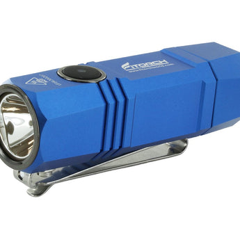 Fitorch ER20 Rechargeable LED Flashlight - CREE XPL - 1000 Lumens - Includes 1 x 16340 - Available in Black, Red, Orange, and Blue