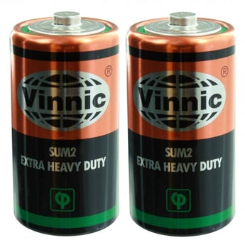 Vinnic Heavy Duty 1.5V C Batteries - Main Image