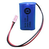 EverGreen NCAA700-2B 2 x AA 2.4V 700mAh Nickel Cadmium (NiCd) Battery Pack with Molex 2510-2P Connector for Chloride 1003A097