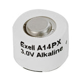 Exell A14PX 14APX 3V Alkaline Button Cell Battery for Cosina SSL 800 Macro Cameras - Replaces EPX14