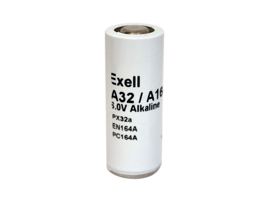 Exell A32PX E164 6V Alkaline Industrial Battery for Yashica Cameras - Replaces Eveready EN164A