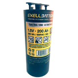 Exell EB-R40 200Ah 1.5V Zinc Air Alkaline Radio Battery