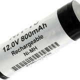 Exell NH10 750mAh 12V Nickel Metal Hydride (NiMH) Rechargeable Camera Battery for Rollei E36RE Flash