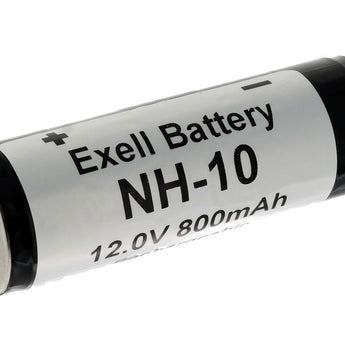 Exell NH10 750mAh 12V Nickel Metal Hydride (NiMH) Rechargeable Camera Battery for Rollei E36RE Flash