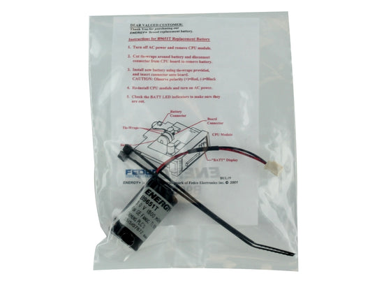 Energy+ B9651T 1500mAh 3V Lithium (LiMnO2) Battery Pack with Wire Leads Connector - Replacement for GE and TI 305 - Heat Sealed Bag