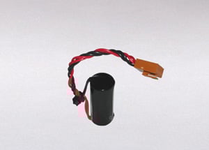 Energy+ B9670B 2100mAh 3.6V Lithium Thionyl Chloride (LiSOCI2) PLC Battery Pack with Wire Leads Connector - Fits Omron Controllers - Heat Sealed Bag