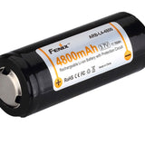 Fenix ARB-L4 26650 4800mAh 3.7V Protected Lithium Ion (Li-ion) Button Top Battery - Blister Pack