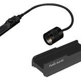 Fenix AER-03-V2 Straight Cable Remote Pressure Switch and ALG-05 Tactical Remote Pressure Switch Mount