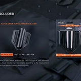 Fenix ALP-20 Open Top Leather Holster for the TK, PD and HT Series Flashlights