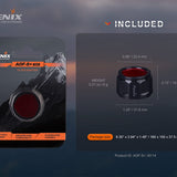Fenix AOF-S Plus V2.0 Filter for the E, LD and PD Series Flashlights