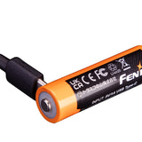 Fenix ARB-L14 14500 2200mAh 1.5V Lithium Ion (Li-ion) Button Top Battery with Micro USB Charging Port