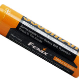 Fenix ARB-L18 18650 3500mAh 3.6V Protected Lithium Ion (Li-ion) Button Top Battery - Clam Shell