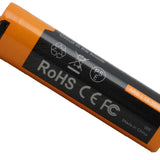 Fenix ARB-L18U 18650 3500mAh 3.6V Protected Lithium Ion (Li-ion) Button Top Battery with Micro USB Charging Port - Clam Shell