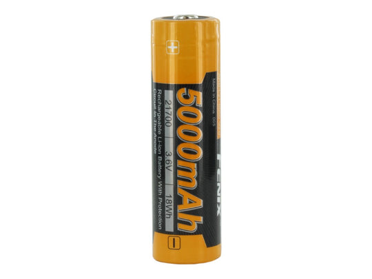 Fenix ARB-L21-5000-V2 21700 5000mAh 3.6V Protected High-Drain Lithium Ion (Li-ion) Button Top Battery