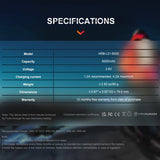 Fenix ARB-L21-6000 21700 6000mAh 3.6V Protected High-Drain Lithium Ion (Li-ion) Button Top Battery