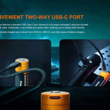 Fenix ARB-L21-6000B 21700 6000mAh 3.6V Protected Lithium Ion (Li-ion) Button Top Battery with Built-In USB-C Charging Port