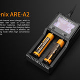 Fenix ARE-A2 Dual Channel Smart Charger for Li-ion, NiMH, and NiCd Batteries