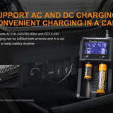 Fenix ARE-A2 Dual Channel Smart Charger for Li-ion, NiMH, and NiCd Batteries