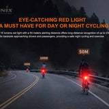 Fenix BC05R V2 Compact Rechargeable LED Bike Tail-Light - 15 Lumens - Uses Built-in Li-ion Battery Pack