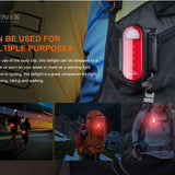 Fenix BC05R V2 Compact Rechargeable LED Bike Tail-Light - 15 Lumens - Uses Built-in Li-ion Battery Pack