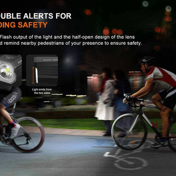 Fenix BC22R USB-C Rechargeable LED Bike Light - 1400 Lumens - Luminus SST40 - Includes 1 x 18650