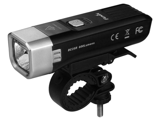 Fenix BC25R Rechargeable Bike Light - CREE XP-G3 LED - 600 Lumens - Includes Built-In 2600mAh Li-ion Battery Pack