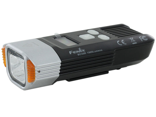 Fenix BC35R Rechargeable Bike Light - CREE XHP50 LED - 1800 Lumens - Uses Built-In 3.7V 5200mAh Li-ion Battery Pack