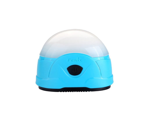 Fenix CL20 Camping Lantern with Magnetic Base - 9 x LEDs - Neutral White - 165 Lumens - Uses 1 x CR123A or 2 x AAs - Sky Blue