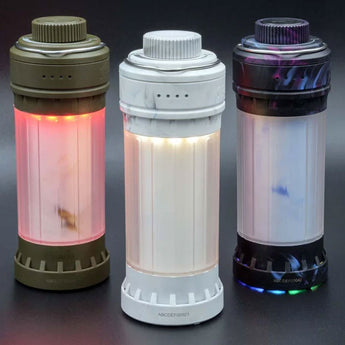 Fenix CL22R USB-C Rechargeable LED Lantern - 500 Lumens - Uses Built-in 2600mAh Li-ion Battery Pack - Iceberg White, Polar Night Black, or Wild Green