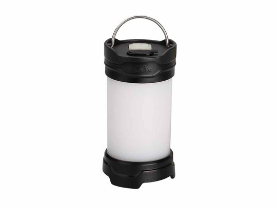 Fenix CL25R USB Rechargeable Camping Lantern with Magnetic Base - Red and White LEDs - 350 Lumens - Uses 1 x 18650 (Included) or  2 x CR123As - Black
