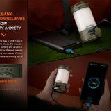Fenix CL26R Pro USB-C Rechargeable LED Lantern - 650 Lumens - Includes 1 x 21700 - Olive Drab, Grey Camo, or White Marble