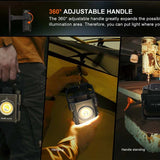 Fenix CL27R USB-C Rechargeable LED Lantern - 1600 Lumens - Includes 1 x 21700 - Wild Green or Glacier Blue