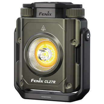 Fenix CL27R USB-C Rechargeable LED Lantern - 1600 Lumens - Includes 1 x 21700 - Wild Green or Glacier Blue