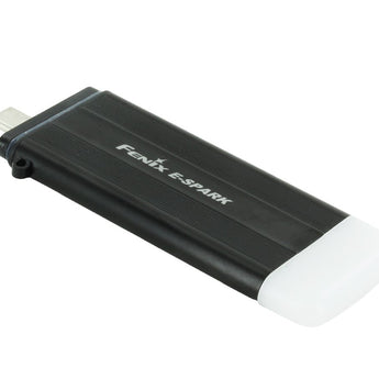 Fenix E-SPARK USB-C Rechargeable LED Flashlight and Power Bank - 100 Lumens - Uses Built-in 800mAh Li-ion Battery Pack