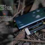 Fenix E-SPARK USB-C Rechargeable LED Flashlight and Power Bank - 100 Lumens - Uses Built-in 800mAh Li-ion Battery Pack