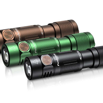 fenix e05r keylights all three colors 
