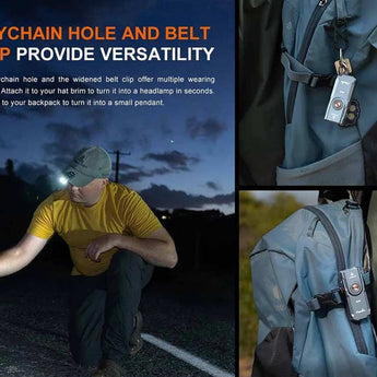 Fenix E06R USB-C Rechargeable LED Flashlight - 700 Lumens - 2 x Luminus SST12 - Uses Built-in 750mAh Li-ion Battery - Grey or Turquoise