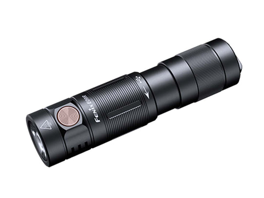 Fenix E09R USB-C Rechargeable LED Flashlight - Luminus SST20 - 600 Lumens - Includes Built-In 800mAh Li-Poly Battery Pack