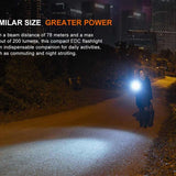 Fenix E12 V3 Compact Everyday Carry LED Flashlight -Luminus SST20 LED - 200 Lumens - Includes 1 x AA